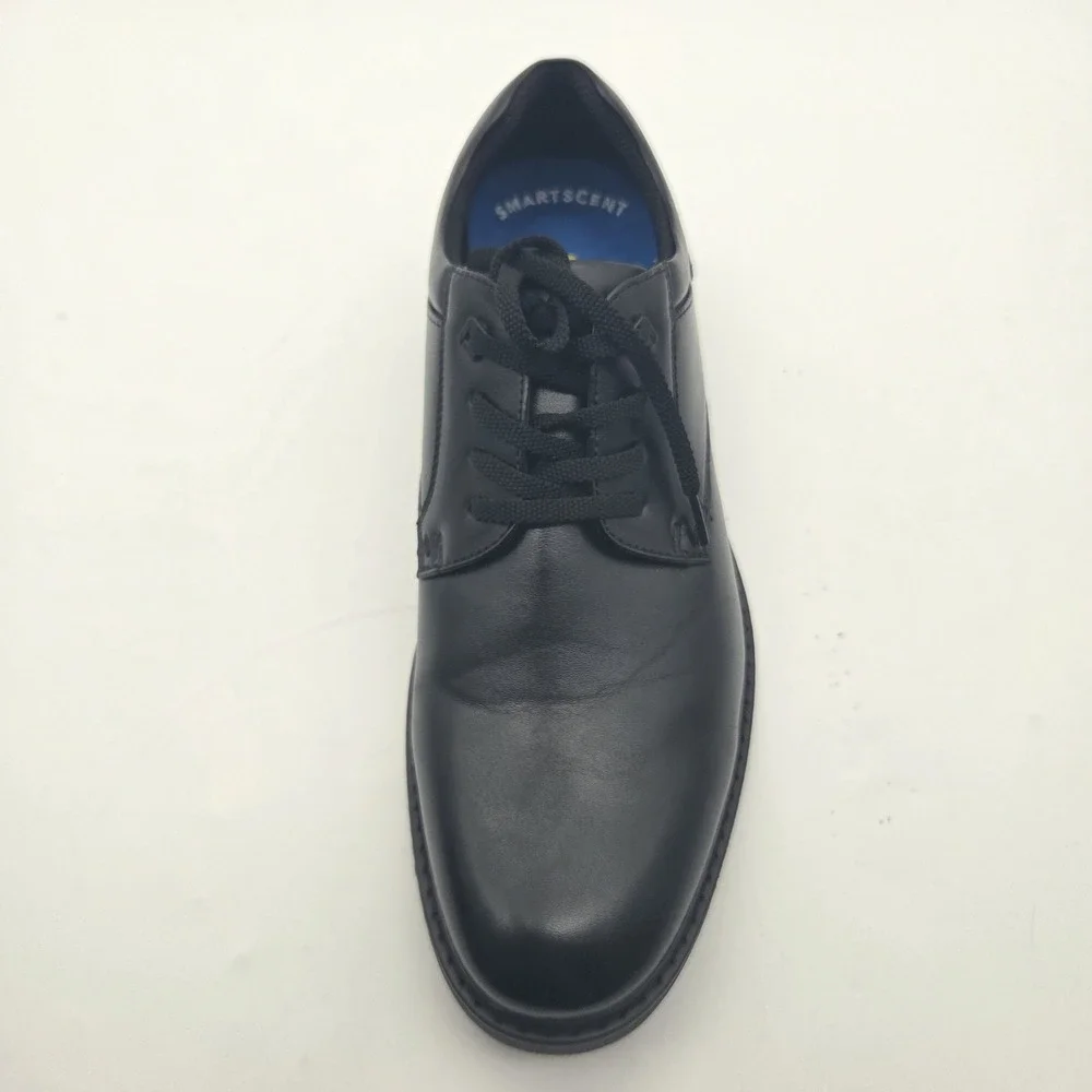 Nunn Bush Wade Black Work Slip Resistant Plain Toe Oxford Shoes Men's 11 M